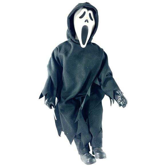 Vtg 1997 Ghost Face Doll 18” Spencer Gifts Fun World Scream Horror Collectible - Picture 1 of 7